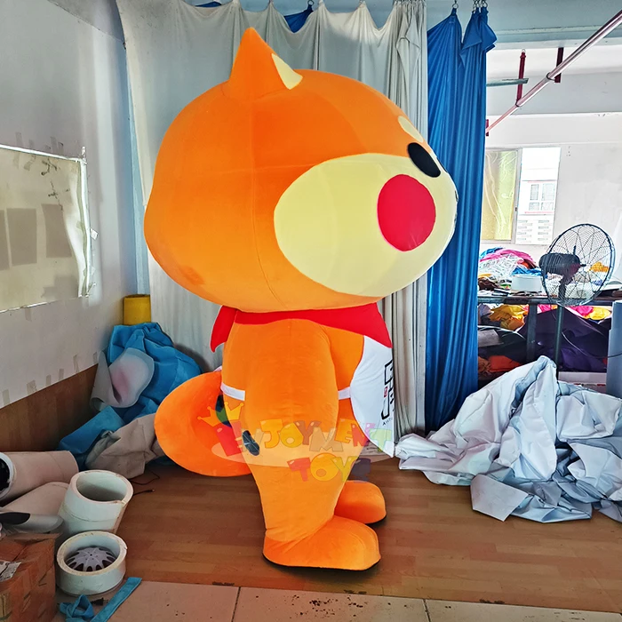 Enjoyment Custom Inflatable Cartoon Shiba Inu Mascot Featuring