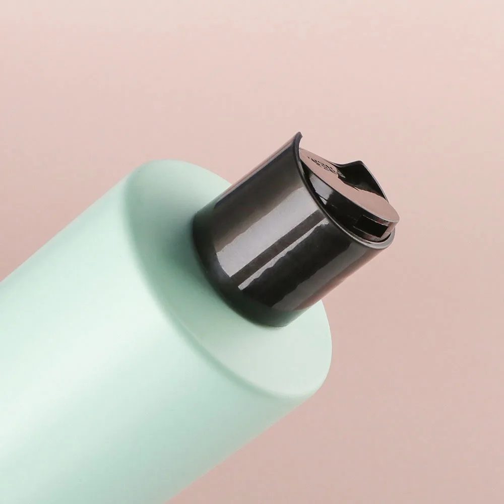 New Cosmetic Packaging HDPE Plastic Bottle Luster Round 400ml Shampoo Hair Care Bottle