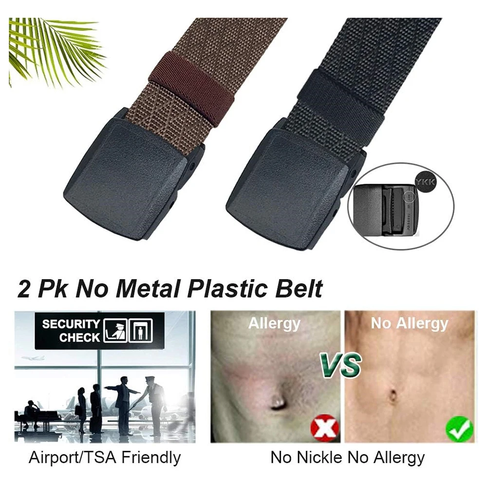 Waterproof Multifunctional Wear-resistant Nylon Belt Adjustable Training Outdoor Web Belt Tactical Webbing Belt