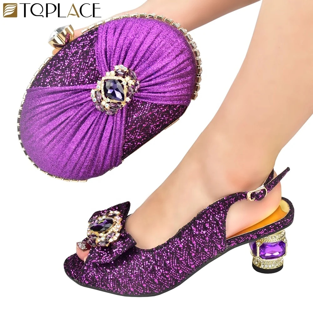 Clutch Bag Sets Mauve Sandals And Matching Bag Wholesale Price