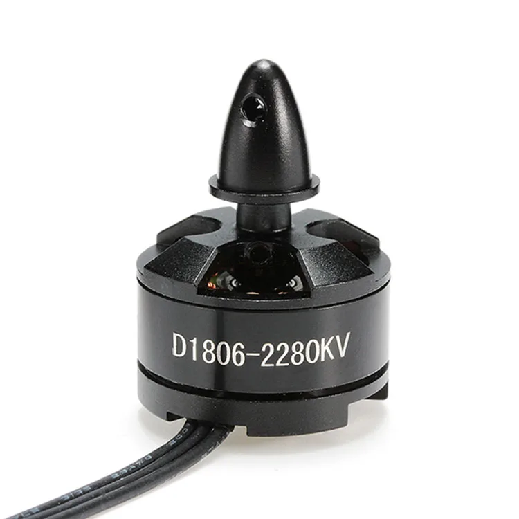 D1806 1806 2280KV 2-3S Banana Plug Brushless Motor Metal FPV RC Drone Quadcopter Aircraft for Multi-Rotor CW CCW