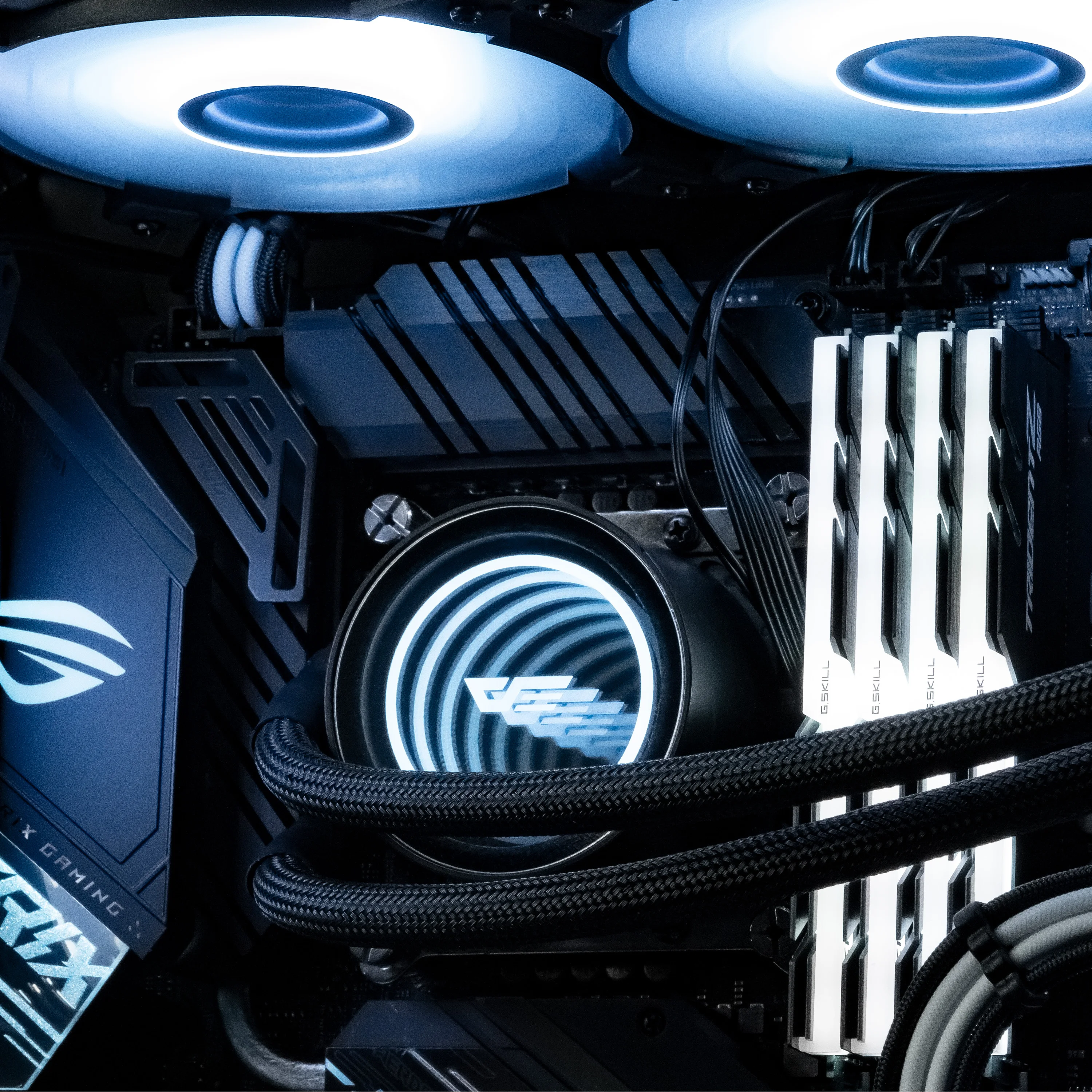 Darkflash DXV2 PC Case Water Cooling Computer CPU Fan RBG Cpu Cooler Liquid Water Cooling Support Z690 12th Gen Intel  LGA 1700