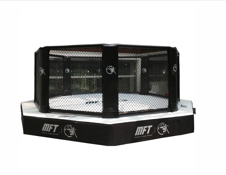 Customized logo Boxing Ring Fighting Octagon Mma Sanda Cage