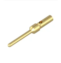 Male Type T-2 24-20 AWG Gold Pin Contacts  for Power Interconnect Bodies