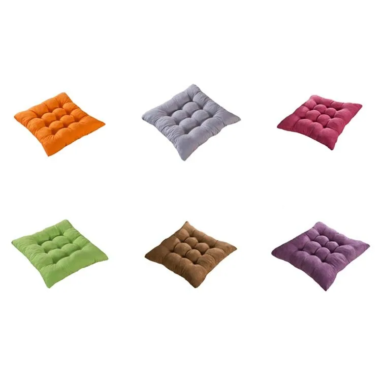 Customized logo 40x40cm Polyester / Cotton Floor Cushion Chair Seats Waterproof Outdoor Floor Pillow