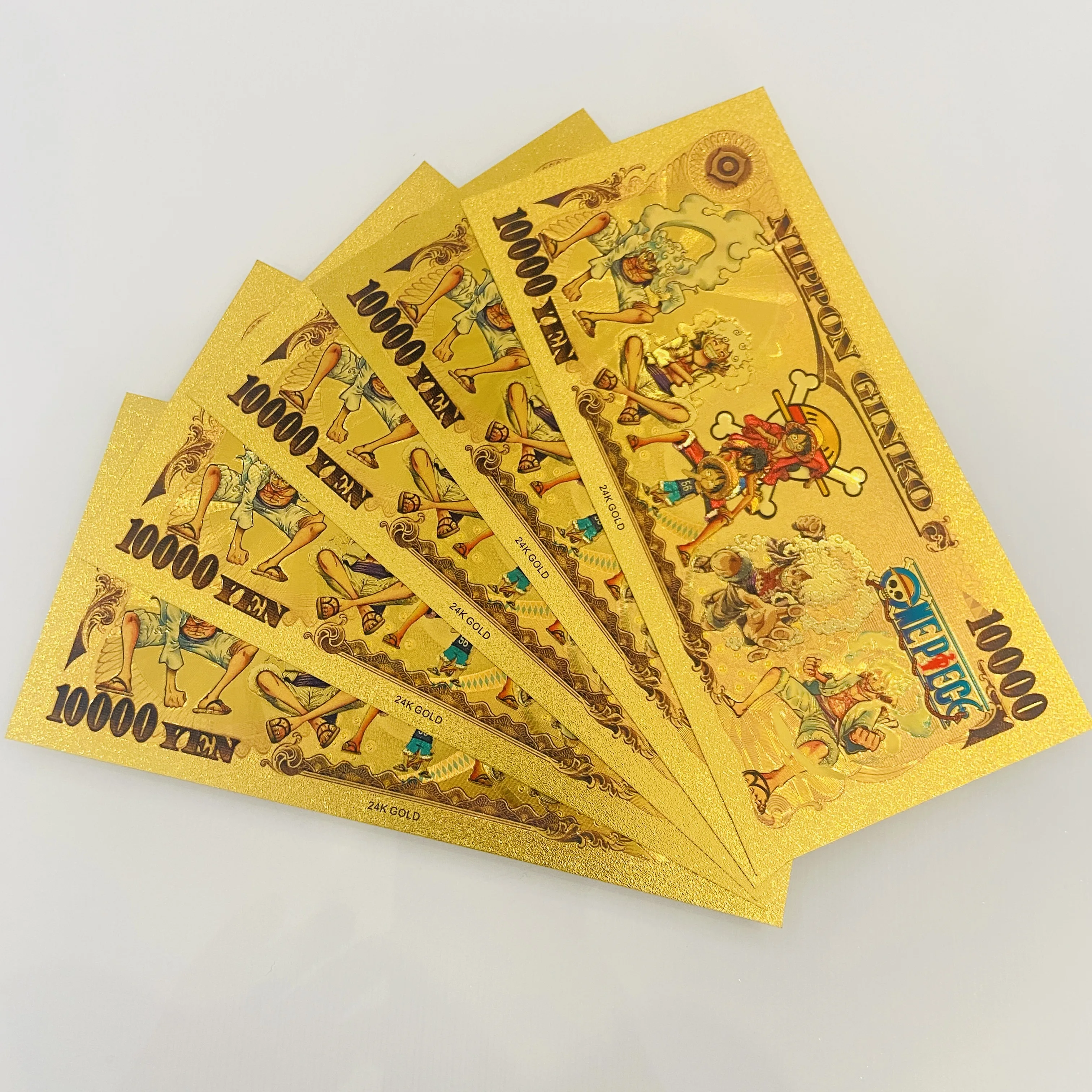 Japanese Kinden Anime Luffy Collectible Card - 10,000 Yen