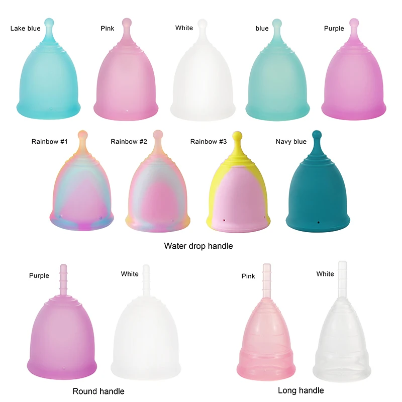 High Quality Female Period Menstrual Cup Medial Grade Silicone Cup Menstrual Cup factory