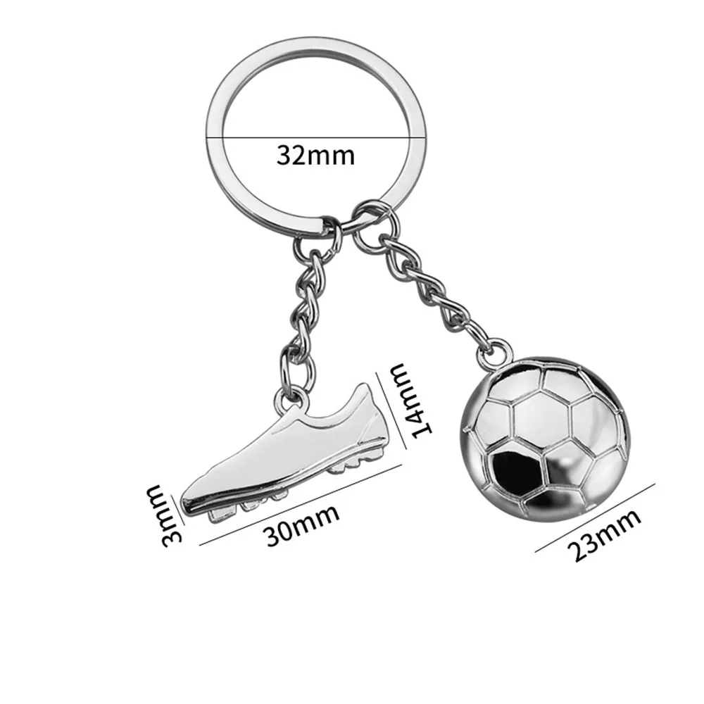 2026 Football Pendant Custom Top Five Leagues Alloy Carabiner Keychain Fashion Cartoon Design FootballWorld Fan Support Souvenir