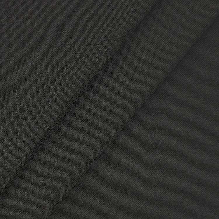 Breathable Knitted Interlock Fabric, Solid 100% Polyester Pique Fabrics for Sportswear 190 GSM/ details