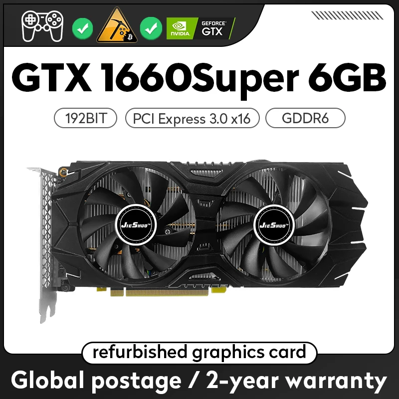 Best Value Money Nvidia GTX 1660 Super 6G Game Graphic Card