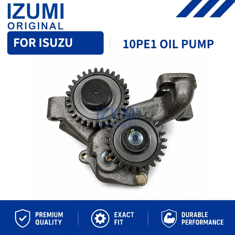 IZUMI ORIGINAL 10PE1 Oil Pump diesel engine parts for Isuzu