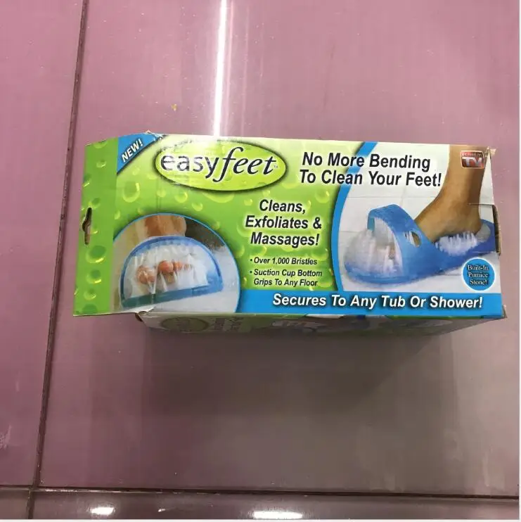 7044magic Foot Scrubber Feet Cleaner Washer Brush For Shower Floor Spas