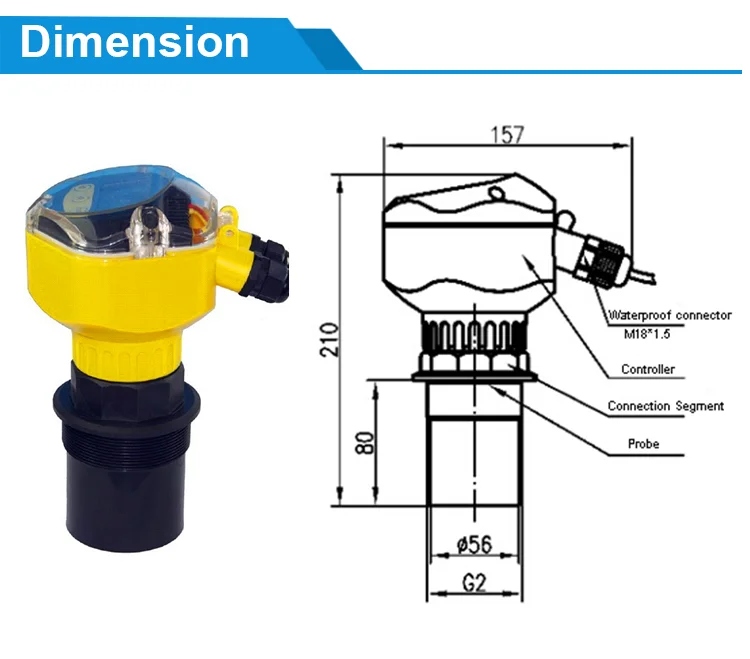 Sentc Tank SENTEC SUL806 Customized Liquid Level Sensor Industrial High Accuracy ...