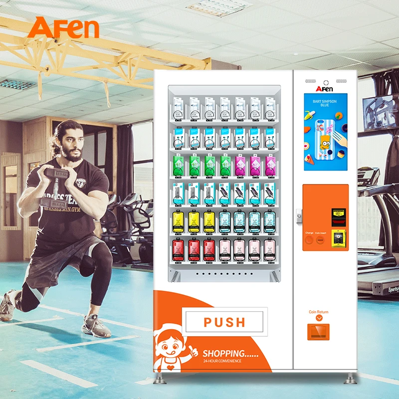AFEN Competitive Price Small Condom Vendor Automatic Selling Vending Machine Dispenser in Packing Lot