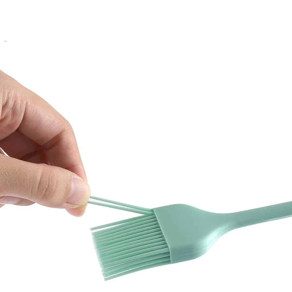 Silicone Long Eco-Friendly BBQ Oil Basting Brush DIY Cake Bread Butter Baking Kitchen Cooking Barbecue Accessories BBQ Tools details