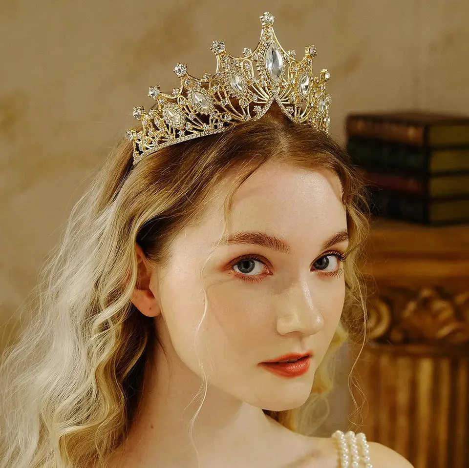 Vintage Royal Baroque Bridal Wedding Hair Accessories display picture 1