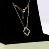 Necklace-14K Gold-Black