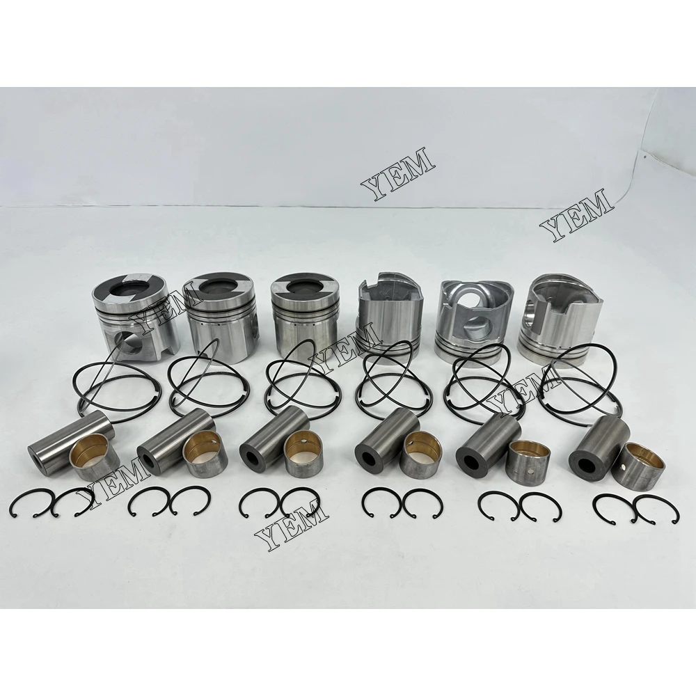 For Komatsu 6D125 Piston Rings Set Wholesale Engine Parts 4
