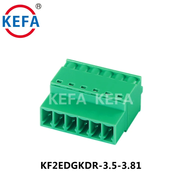 وحدة طرفية مقاومة للماء قابلة للتوصيل جديدة على اللوحة المطبوعة KF2EDGKDR-3.5-3.8 بتباعد 3.5 مم و3.81 مم