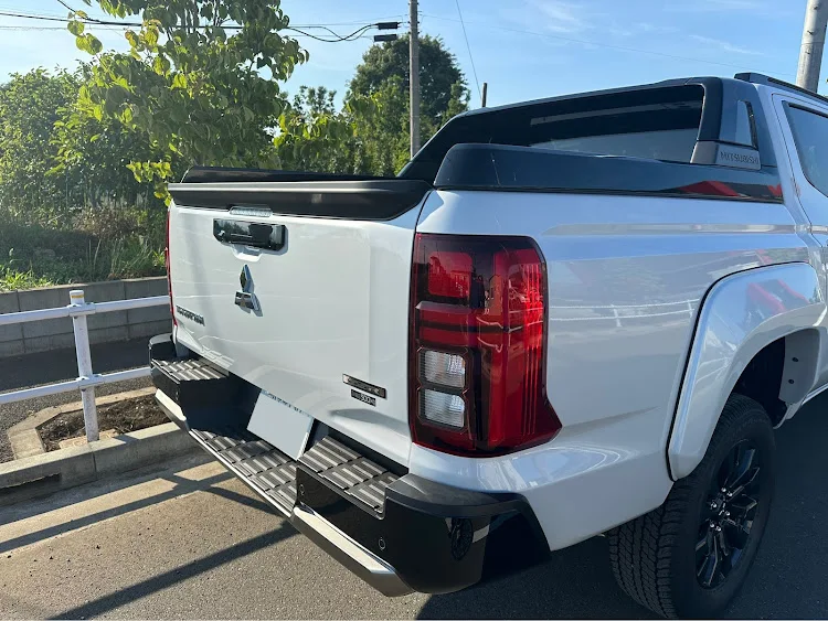 ABS Matte Black Tailgate Spoiler for Mitsubishi Triton L200 2023 2024 2025 Pickup 4x4 Accessories
