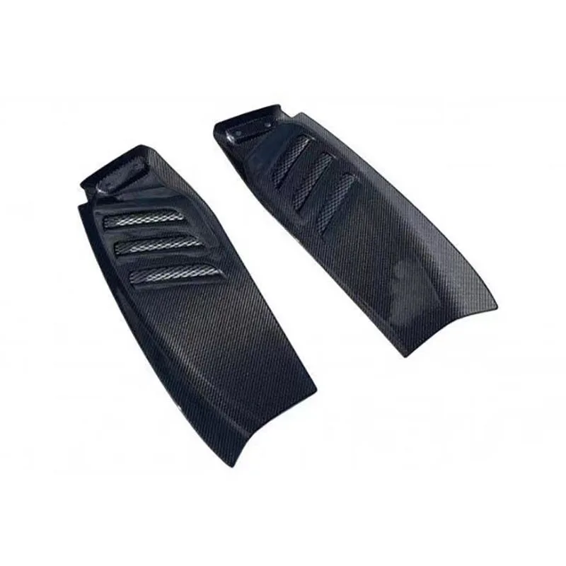 OEM Style Dry Carbon Fiber Engine Cover Vents Rear Hood Air