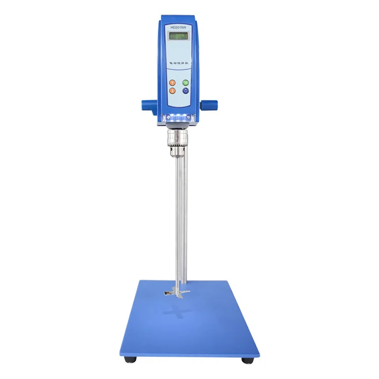 Electric Lab Agitator Liquid Overhead Mixer /cosmetic Lab Paddle