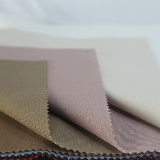 Free Sample Textiles  Roma Fabric 330gsm Rayon Nylon Spandex for Trousers Pants Nr Roma Garment