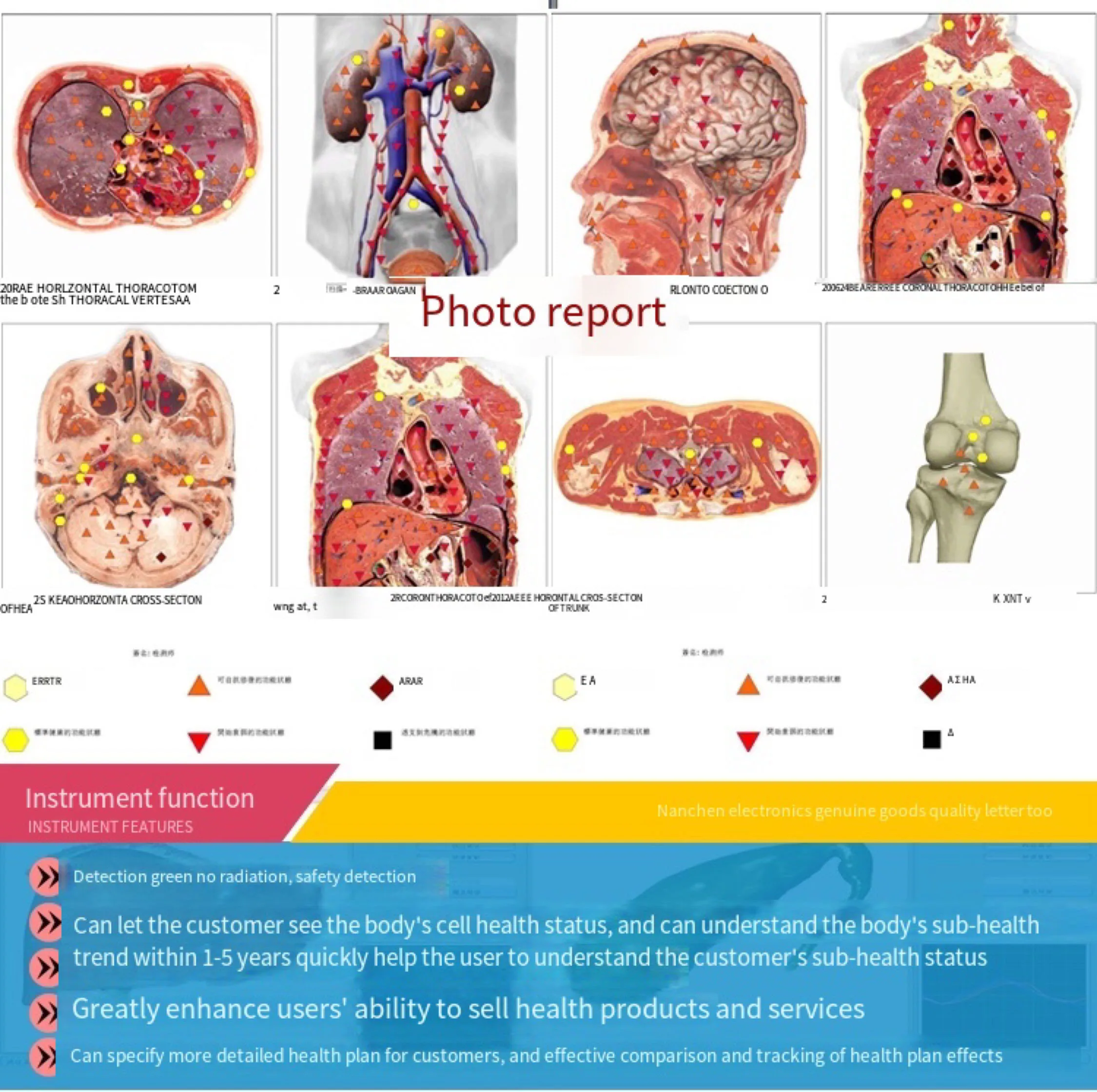 DIZI TC-3000 9D CELL NLS Diagnostic Sub Health Body Analyzer 18D System Quantum Bioresonance Magnetic Non Linear Device