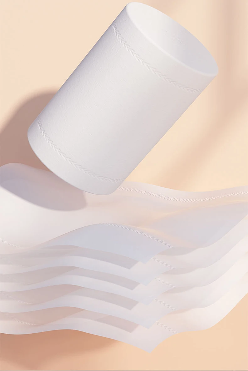 High Quality Raw Wood Pulp Multi-layer Thickened Flexible Absorbent Toilet Paper for Mother and Baby Use