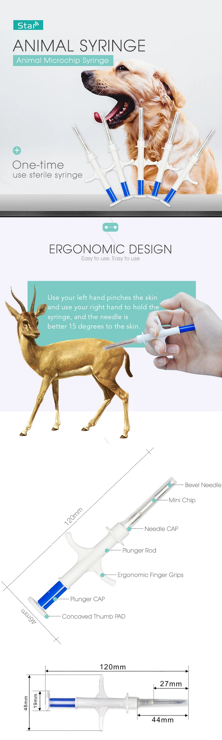 Acmrfid Injectable Tracking Chips Nfc Implant Pet Rfid Animal Microchip