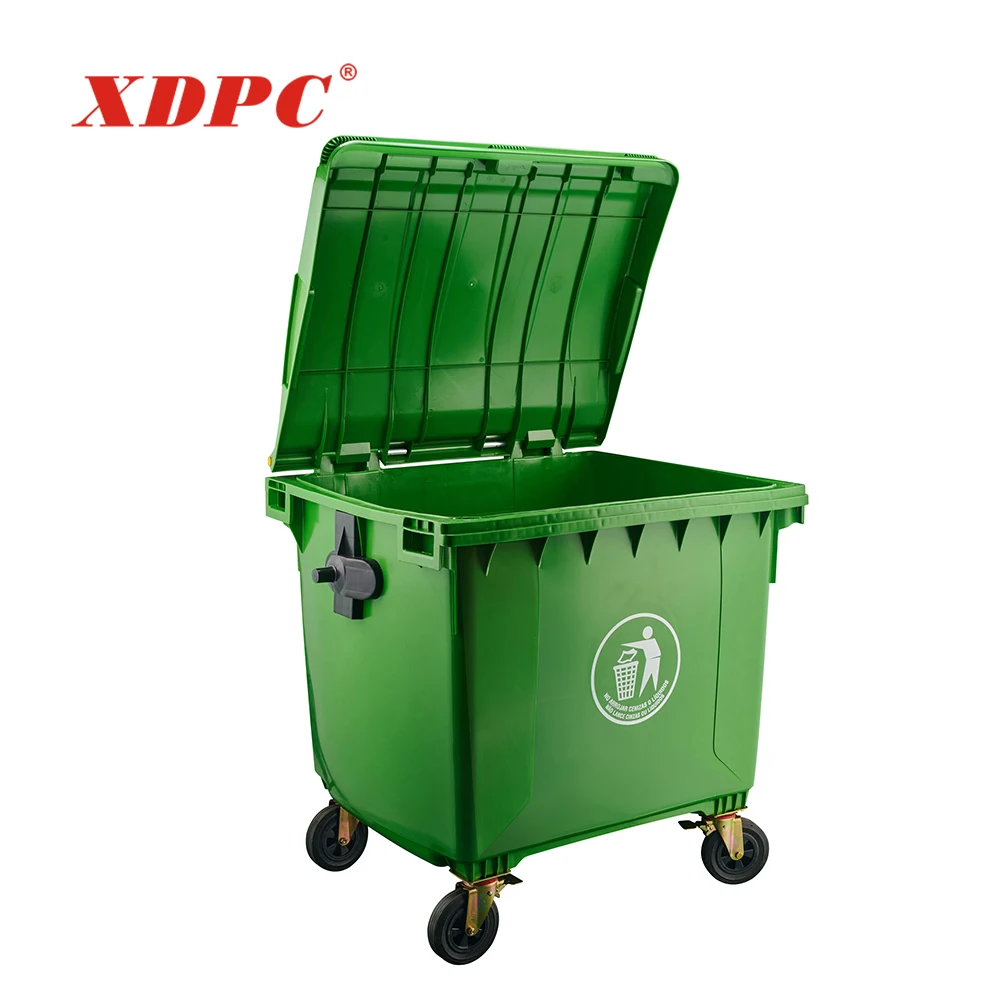 XDPC онлайн Китай Лучшее качество дешевый большой размер 1100l пластиковый мусорный ящик