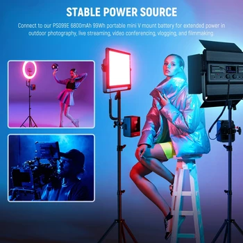 Neewer VP-F550 D Tap to NP-F550 Dummy Battery with Cable for V Mount Battery detail image