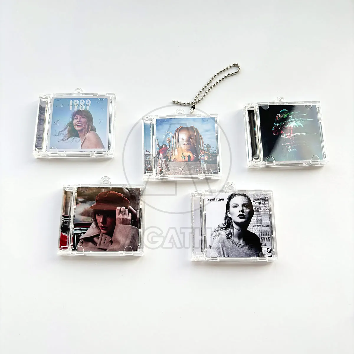 Custom Mini CD Case Keychain - Fashionable & Creative