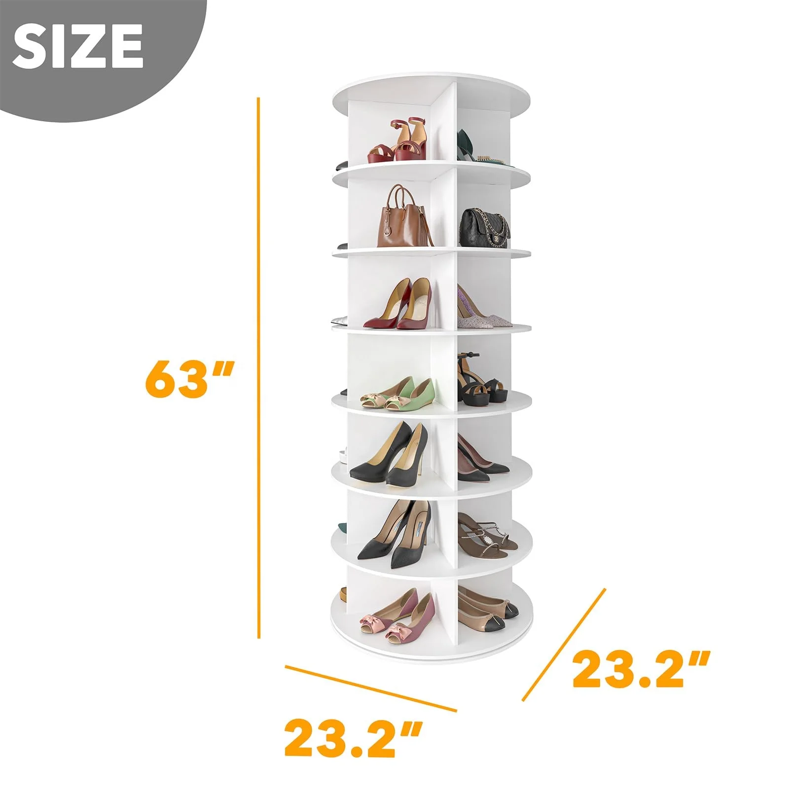 Modern Multi-Tiered Shoe Storage Cabinet for Living Room