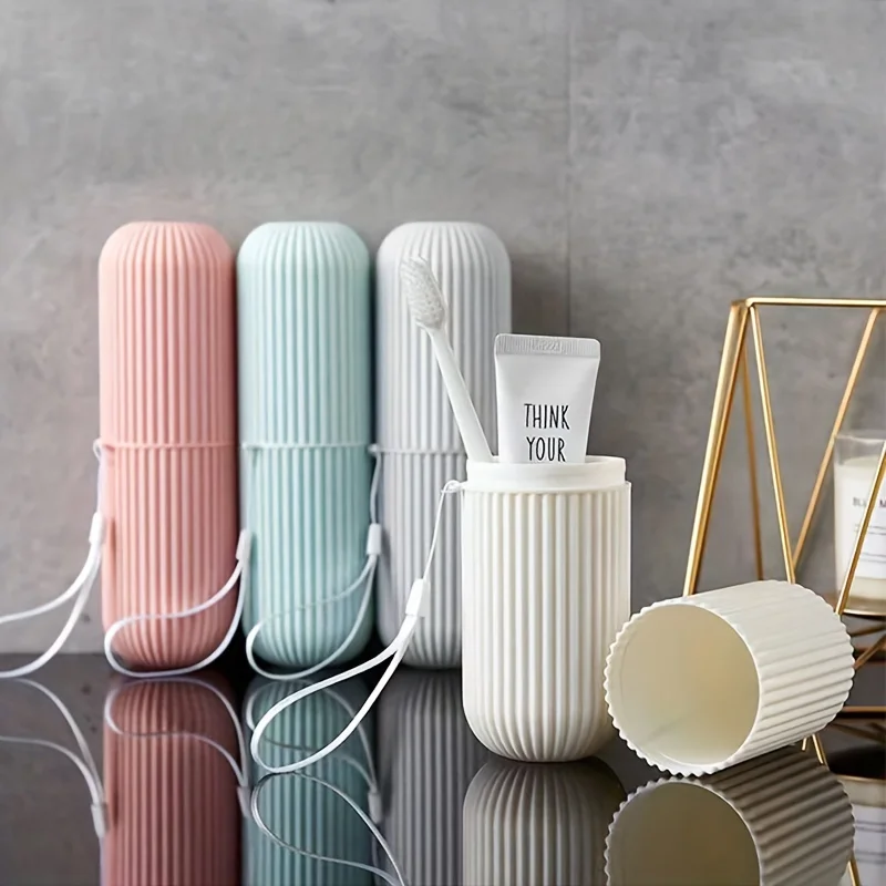 Multifunction Toothbrush Holder Travel Toothpaste Toothbrush Storage Containers Portable Mouthwash Cup Bathroom Sets in Travel