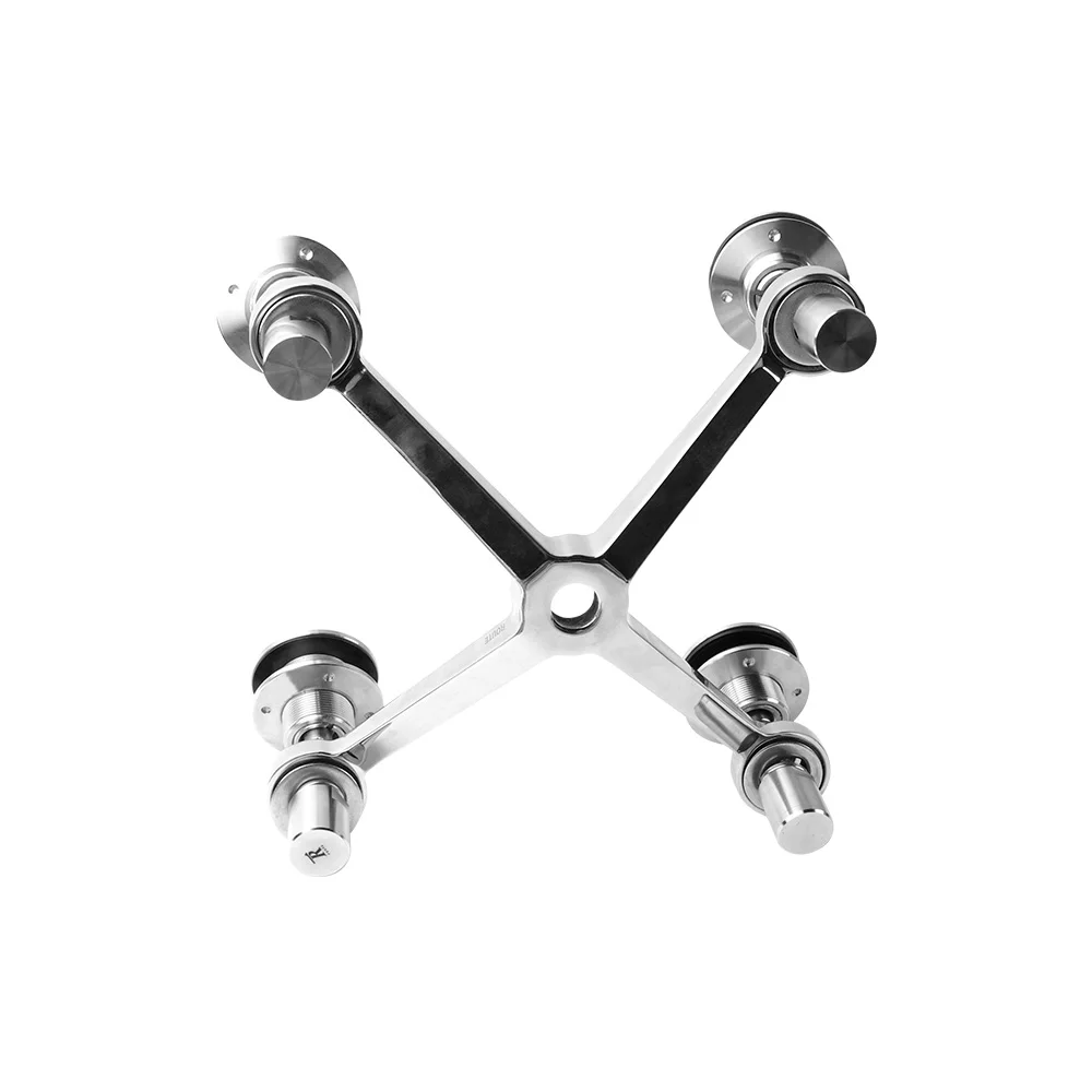 Stainless Steel Point Fixing Routel Spider System for Glass Facade