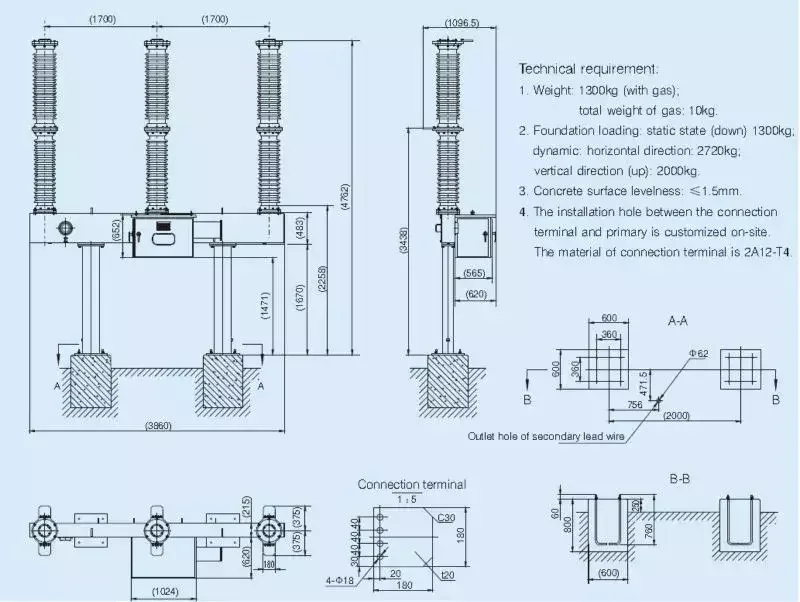 69kv 72.5kv Outdoor High Voltage Hv Sf6 Circuit Breaker Ocb Buy Sf6