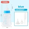 150ml blue baby bottle set