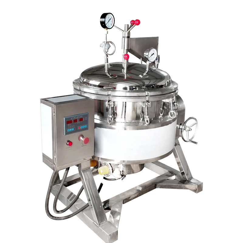 Lonkia Customized Large Capacity High Pressure Cooking Pot Commercial Gas Steam Heating Large Heating Area Pressure Cooker