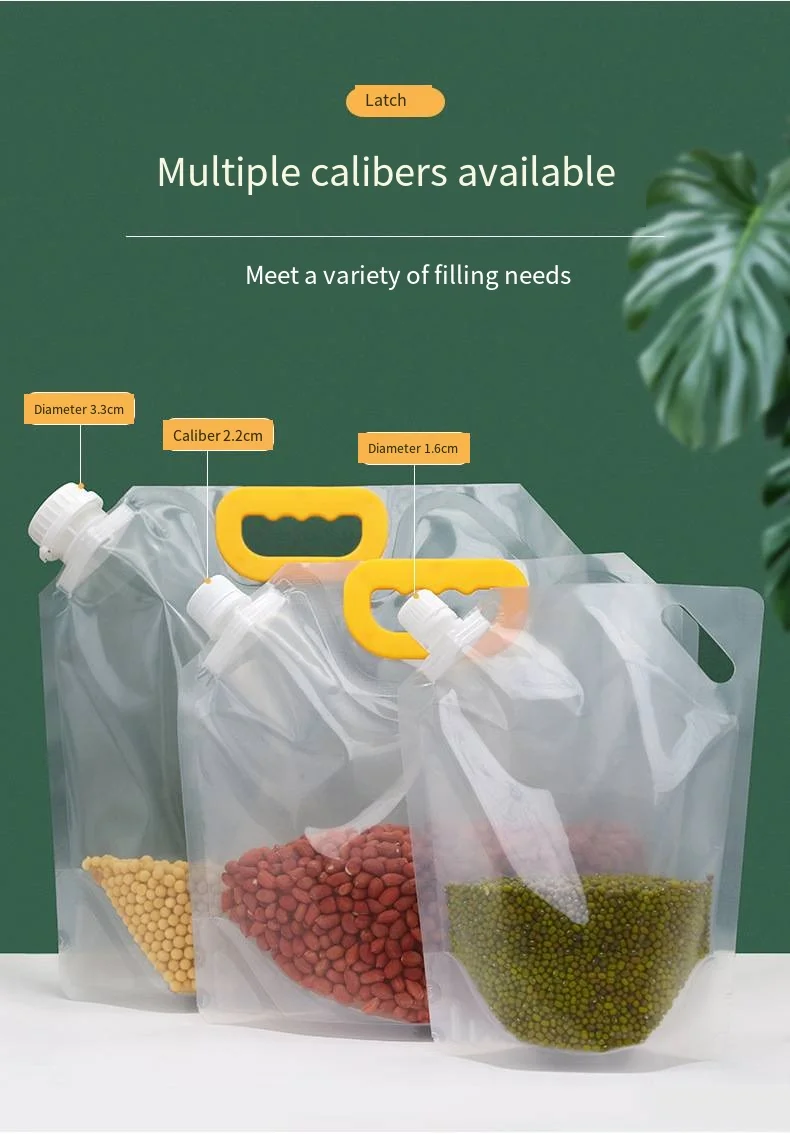 Multi-grain storage sealed bag Multi-grain Food grade hand suction bag household rice packaging bag factory