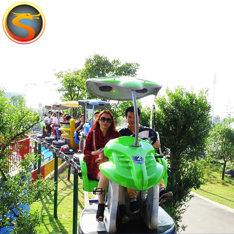 Fun Electric Rides Bike Roller Coaster - Fun Outdoor Kids Bike Track Rides