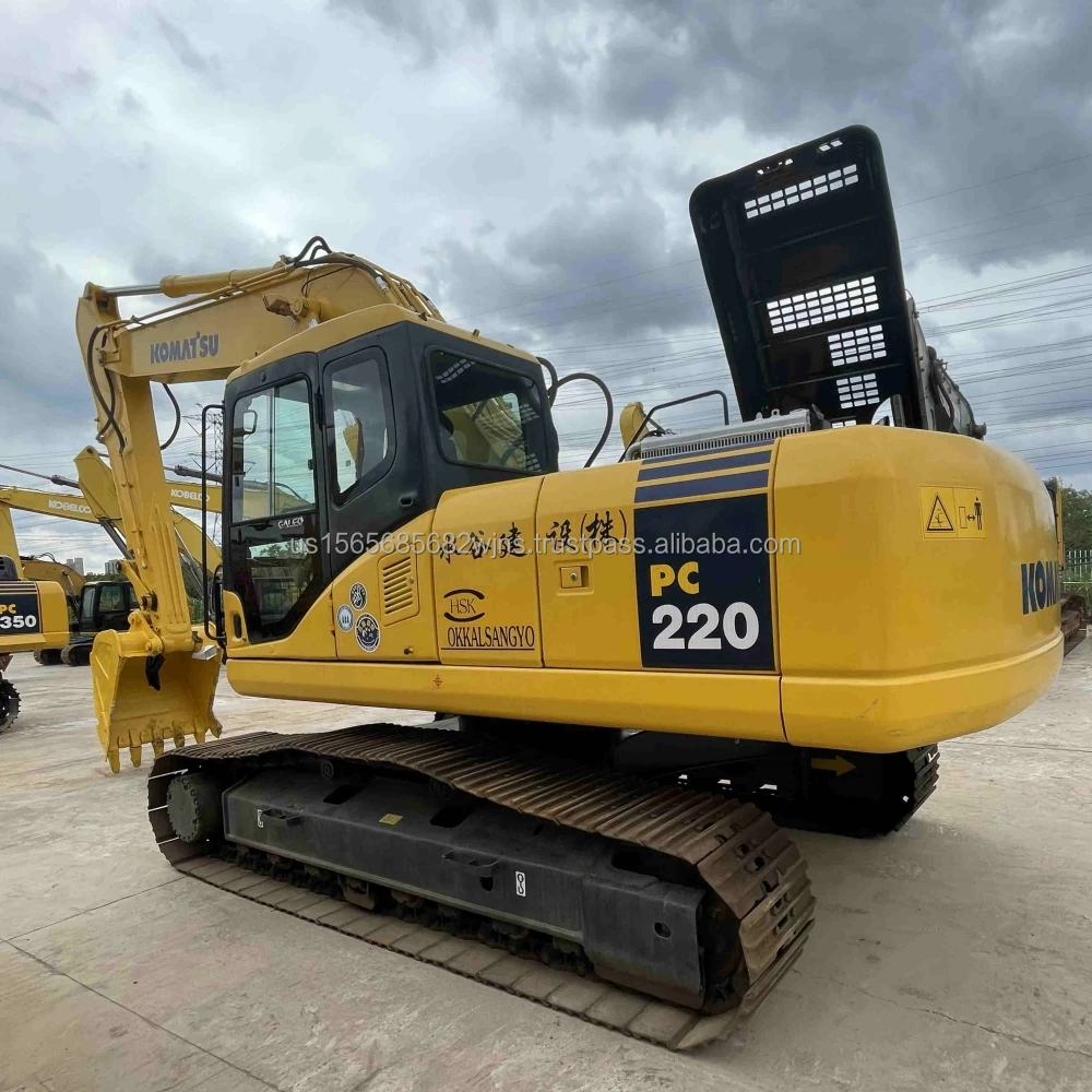 Original Used Excavadora 20ton 22ton Komatsu Pc220-7 Pc220-8 Secondhand ...