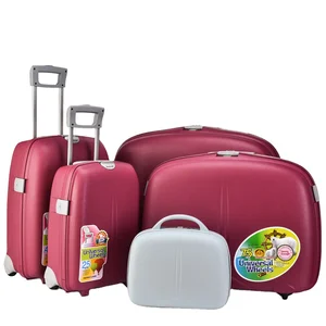 PP Custom Fashion 5 PCS Suitcase Trolley Luggage Sets Durable Luggage with Makeup Bag for Travel Large Capacity Suitcase on Sale