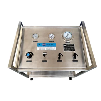High-Pressure Nitrogen Gas Booster System Pneumatic Pressure Test Bench Pump