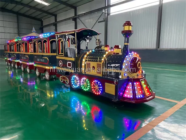 Tren turístico personalizado, locomotora de vapor eléctrica sin - Main Image