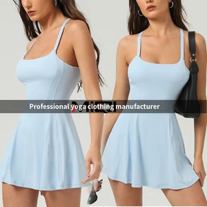 High Quality Custom Sample Women Gym Workout Apparel Tennis Dress Pickleball Apparel Tennis Wear for Girl