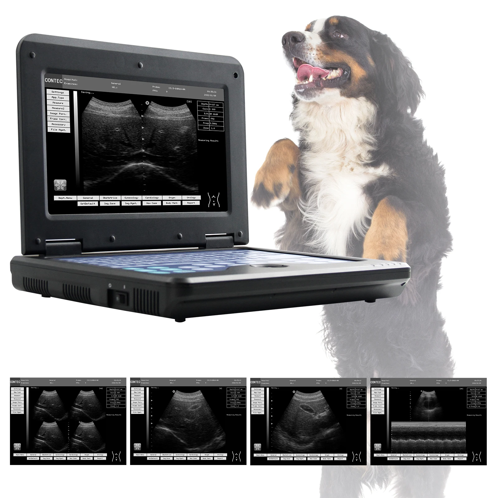 Contec Cms600p2vet Veterinary Doppler Ultrasound Veterinary Equip ...