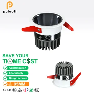 Recessed Downlight High Rendering Index CRI97 Anti Glare Downlight , 95mm20W Suitable for Various Indoor Lighting Applications