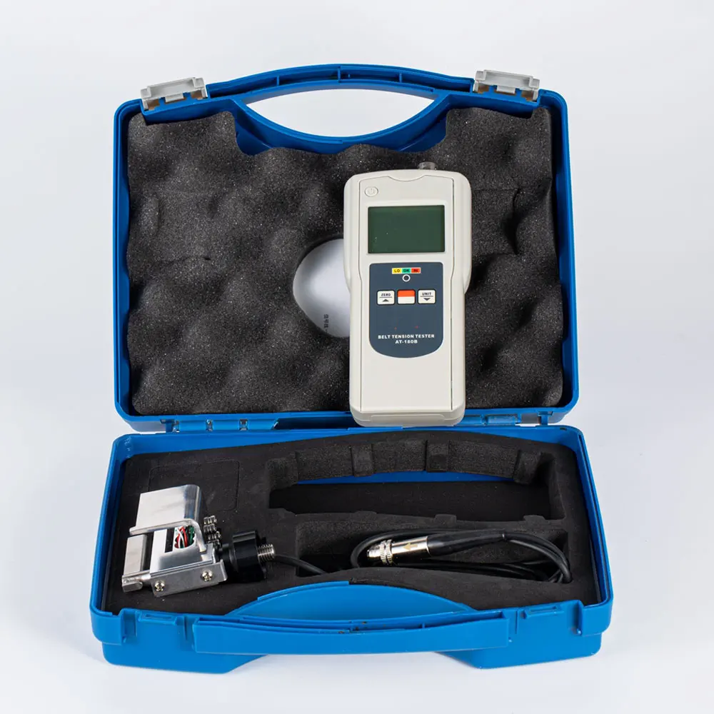 AT-180B Digital Portable Belt Tension Tester Meter Gauge Mainly Use for Automotive Belt Tension Measurement