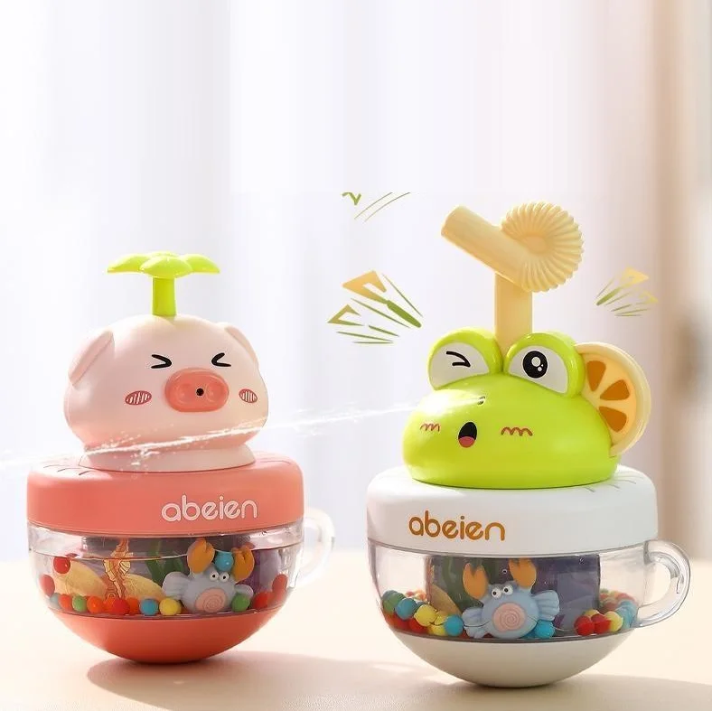 New Arrival Safety Baby Bathing Toy Tumbler Animal Happy Bath Toy Buy